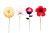 Whimsical Watercolor Flowers Vinyl Car Decal Sticker – Waterproof & UV-Resistant 8"