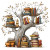 Tree Library Vinyl Car Decal Sticker – Waterproof & UV-Resistant 