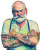 Tattooed Hemingway Portrait Vinyl Car Decal Sticker – Waterproof & UV-Resistant 