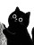 Cat Scratching Clothe Vinyl Car Decal Sticker – Waterproof & UV-Resistant 