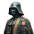 水墨Darth Vader Vinyl Car Decal Sticker – Waterproof & UV-Resistant 