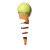 Stylish Ice Cream Hand Vinyl Car Decal Sticker – Waterproof & UV-Resistant 