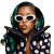 Retro-Modern Fashion Icon Vinyl Car Decal Sticker – Waterproof & UV-Resistant 