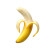Half Peeled Banana Vinyl Car Decal Sticker – Waterproof & UV-Resistant 