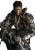 Paper Armor Swordsman Vinyl Car Decal Sticker – Waterproof & UV-Resistant 