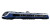 Blue White Train Vinyl Car Decal Sticker – Waterproof & UV-Resistant 