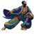 Afrofuturism Fashion Model Vinyl Car Decal Sticker – Waterproof & UV-Resistant 