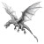 Wyvern In Flight Vinyl Car Decal Sticker – Waterproof & UV-Resistant 
