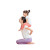 Yoga Mother Daughter Vinyl Car Decal Sticker – Waterproof & UV-Resistant 