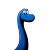 Cartoon Brontosaurus Vinyl Car Decal Sticker – Waterproof & UV-Resistant 