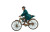Victorian Airship Rider Vinyl Car Decal Sticker – Waterproof & UV-Resistant 