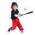 Baseball Boy Swing V2 Vinyl Car Decal Sticker – Waterproof & UV-Resistant 