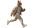 Lynx-Headed Athlete Vinyl Car Decal Sticker – Waterproof & UV-Resistant 