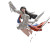 姫騎士 Vinyl Car Decal Sticker – Waterproof & UV-Resistant 