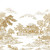 Golden Ginseng Drawing Vinyl Car Decal Sticker – Waterproof & UV-Resistant 