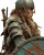 Female Viking Warrior V5 Vinyl Car Decal Sticker – Waterproof & UV-Resistant 