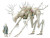 Bone Sinew Creatures V2 Vinyl Car Decal Sticker – Waterproof & UV-Resistant 