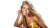 Blonde In Gold Vinyl Car Decal Sticker – Waterproof & UV-Resistant 
