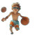 Running With Basketballs Vinyl Car Decal Sticker – Waterproof & UV-Resistant 