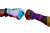 Fashion Fist Bump Vinyl Car Decal Sticker – Waterproof & UV-Resistant 