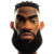 Charismatic 3D Face Vinyl Car Decal Sticker – Waterproof & UV-Resistant 
