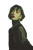 Enigmatic Japanese Woman Vinyl Car Decal Sticker – Waterproof & UV-Resistant 