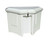 Taylor Made Dock Storage Box | Marine Series | Fits Snugly on Docks | White Polyethylene