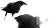 Surreal Black Crow Vinyl Car Decal Sticker – Waterproof & UV-Resistant 