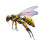 Futuristic Robot Bee Vinyl Car Decal Sticker – Waterproof & UV-Resistant 