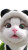 Panda Costume Cat Vinyl Car Decal Sticker – Waterproof & UV-Resistant 