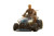 Man On Lawnmower Vinyl Car Decal Sticker – Waterproof & UV-Resistant 