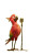 Cartoon Parrot Comedian Vinyl Car Decal Sticker – Waterproof & UV-Resistant 
