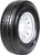 Taskmaster ST235 x 80R16 Trailer Tire | 16x6 Steel Wheel Assembly | Silver Modular Design