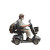Old Man Scooting Vinyl Car Decal Sticker – Waterproof & UV-Resistant 