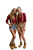 Rustic Fashion Duo Vinyl Car Decal Sticker – Waterproof & UV-Resistant 
