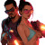 Gta V Couple Vinyl Car Decal Sticker – Waterproof & UV-Resistant 