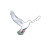 Glowing Dove Flight Vinyl Car Decal Sticker – Waterproof & UV-Resistant 