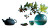 Glass Vase Floral Vinyl Car Decal Sticker – Waterproof & UV-Resistant 