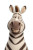 Smiling Zebra Vinyl Car Decal Sticker – Waterproof & UV-Resistant 