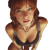 Ginger Girl Selfie Vinyl Car Decal Sticker – Waterproof & UV-Resistant 
