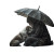 Homeless Woman With Dog Vinyl Car Decal Sticker – Waterproof & UV-Resistant 