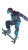 Futuristic Skater Trick Vinyl Car Decal Sticker – Waterproof & UV-Resistant 