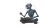 Robot Painting Art Vinyl Car Decal Sticker – Waterproof & UV-Resistant 