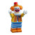 Cheering Clown Minifigure Vinyl Car Decal Sticker – Waterproof & UV-Resistant 