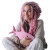 Pink Dreadlocks Girl Vinyl Car Decal Sticker – Waterproof & UV-Resistant 