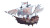 Fantasy Flying Ship Vinyl Car Decal Sticker – Waterproof & UV-Resistant 