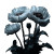 White Poppies Vinyl Car Decal Sticker – Waterproof & UV-Resistant 