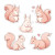 Kawaii Squirrel Vinyl Car Decal Sticker – Waterproof & UV-Resistant 
