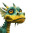 Cute Dragon V5 Vinyl Car Decal Sticker – Waterproof & UV-Resistant 