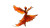 Dancing Firebird Vinyl Car Decal Sticker – Waterproof & UV-Resistant 